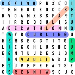 Ikon Word Search Hard: Hidden Words