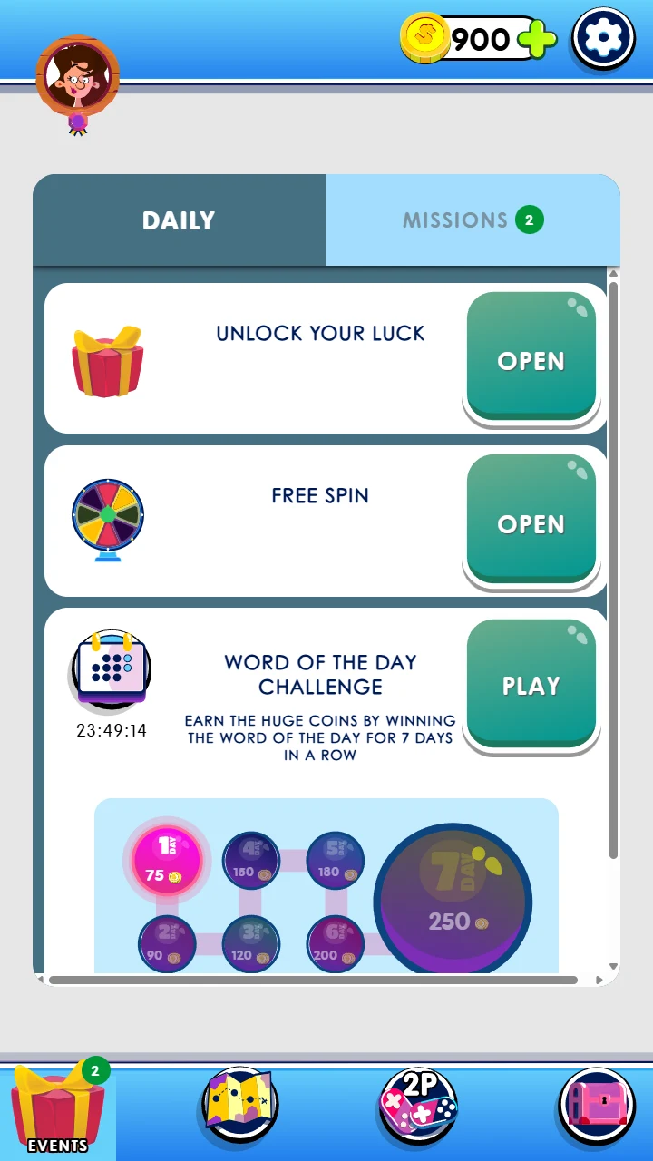 4 Pic 1 Word: Word Game 2026 screenshot